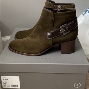 Aquatalia Tate Boot Forest Green size 8.5 New/box